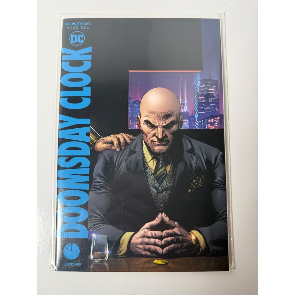 DC Comics Doomsday Clock #2 Lex Luthor Cover Geoff Johns Gary Frank 2018